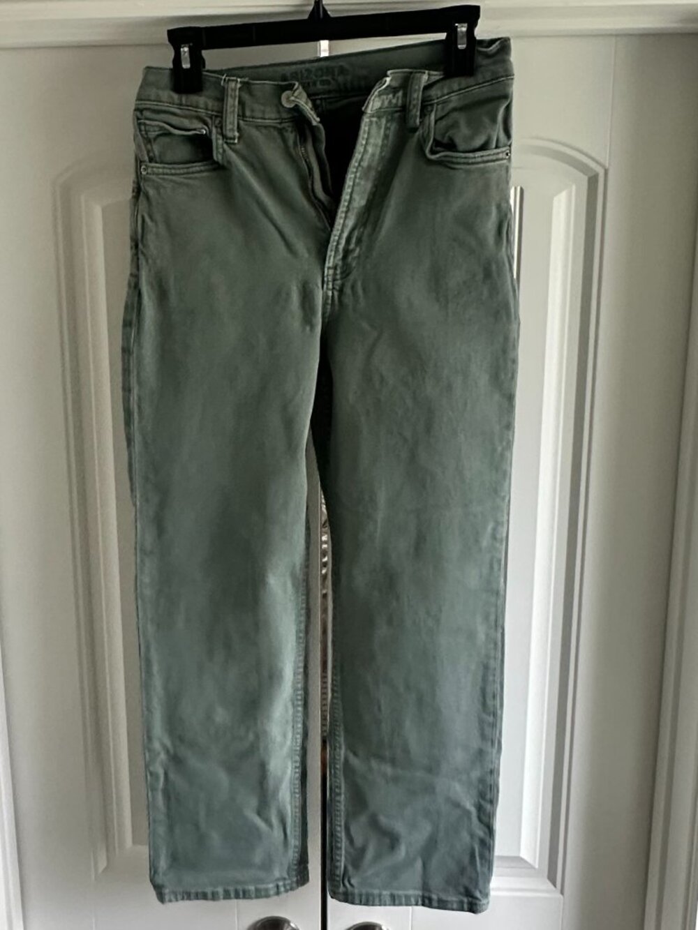 Vintage Arizona Highest-Rise Straight Women's 5 Green Denim Classic